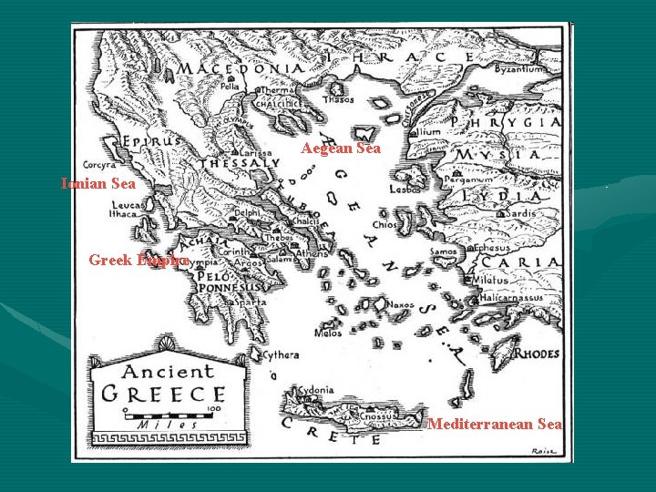 Aegean Sea Ionian Sea Greek Empire Mediterranean Sea 