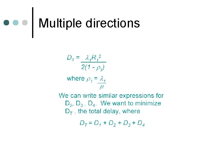 Multiple directions 