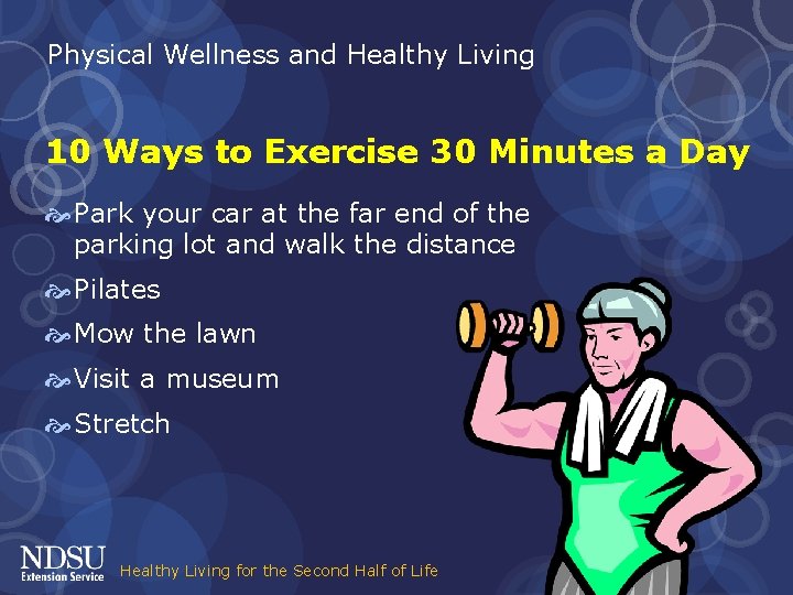 Physical Wellness and Healthy Living 10 Ways to Exercise 30 Minutes a Day Park