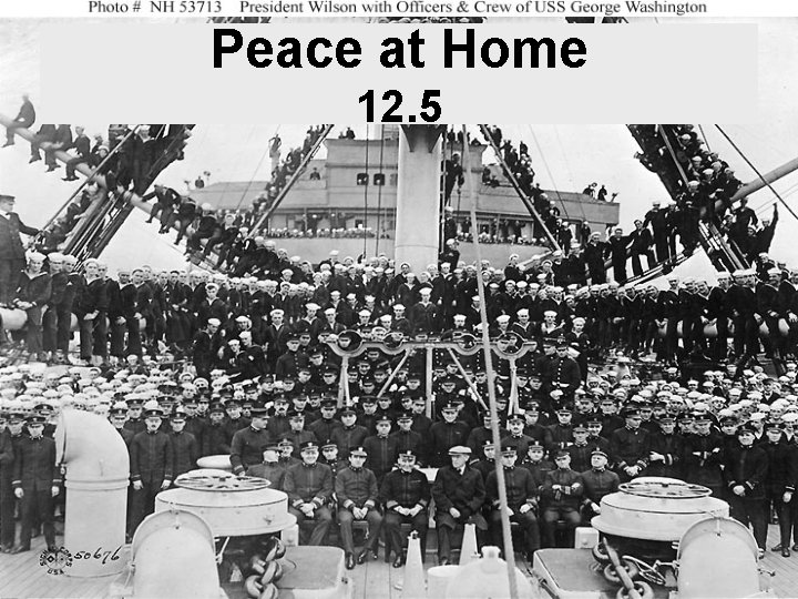 Peace at Home 12. 5 