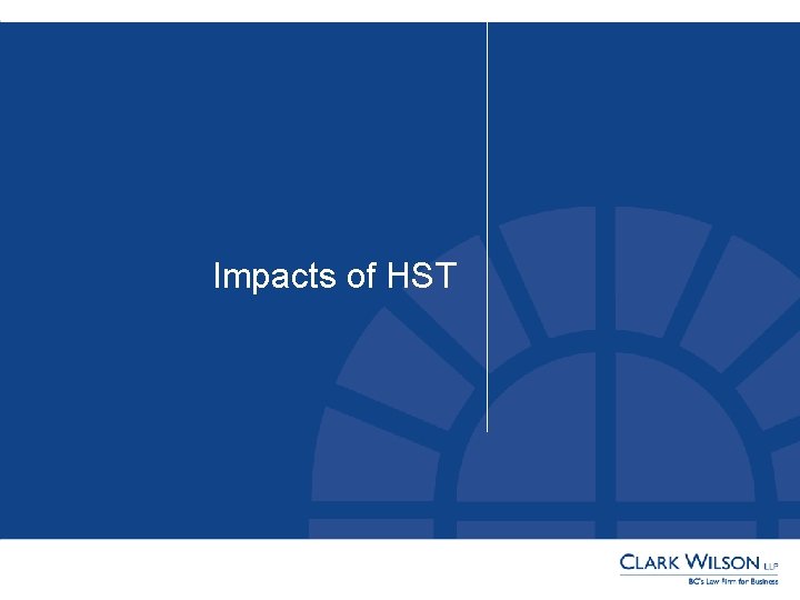 Impacts of HST 
