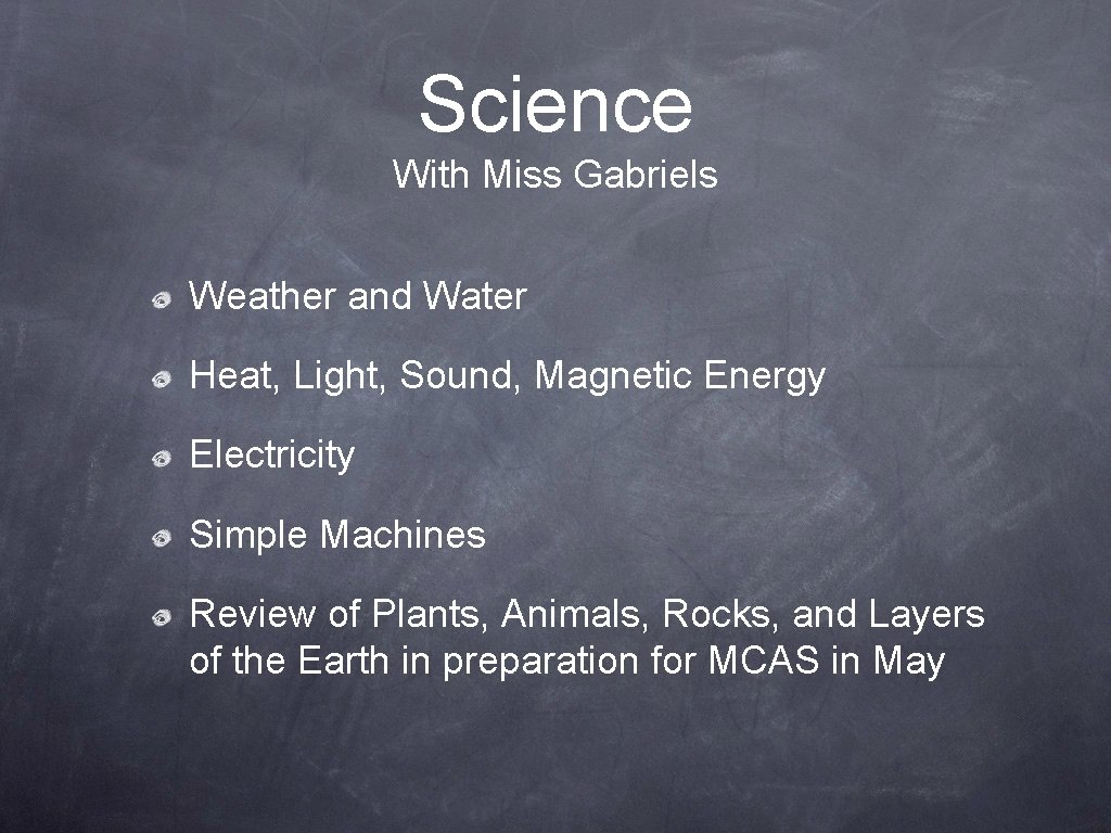 Science With Miss Gabriels Weather and Water Heat, Light, Sound, Magnetic Energy Electricity Simple