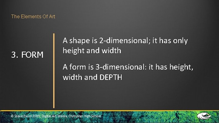 The Elements Of Art the building blocks of