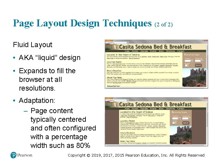 Page Layout Design Techniques (2 of 2) Fluid Layout • AKA “liquid” design •
