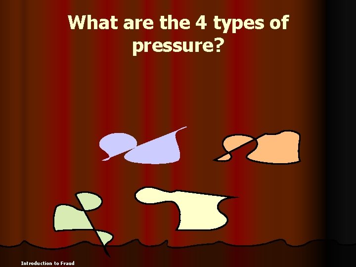 What are the 4 types of pressure? Introduction to Fraud 