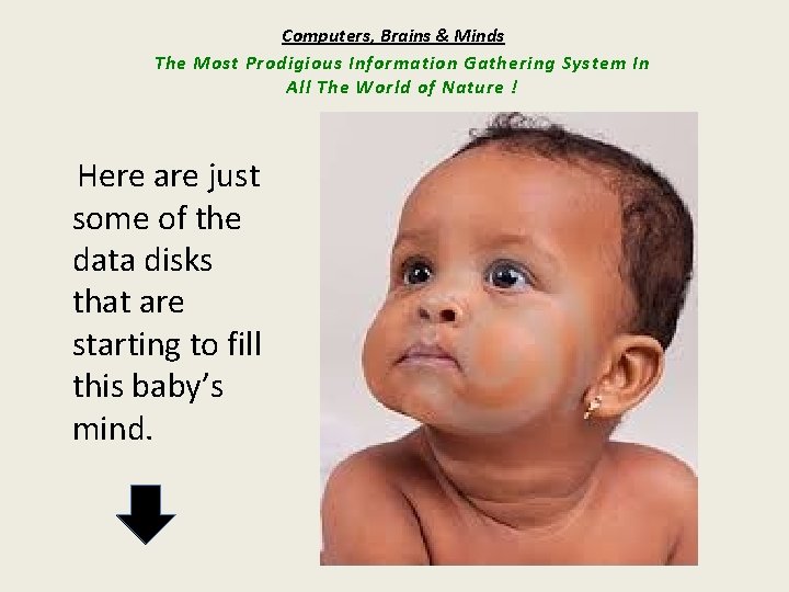 Computers, Brains & Minds The Most Prodigious Information Gathering System In All The World