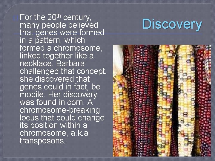 � For the 20 th century, many people believed that genes were formed in