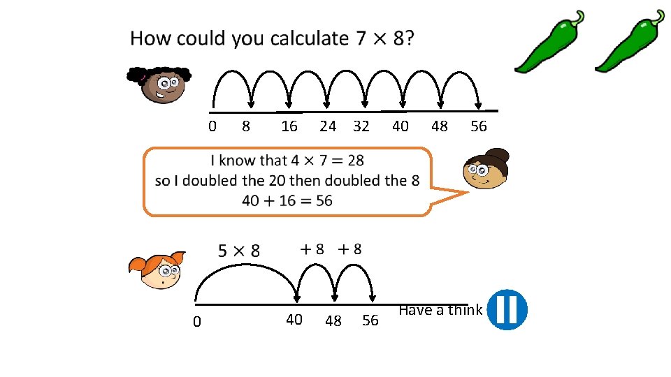 0 0 8 16 40 24 32 48 56 40 48 56 Have a