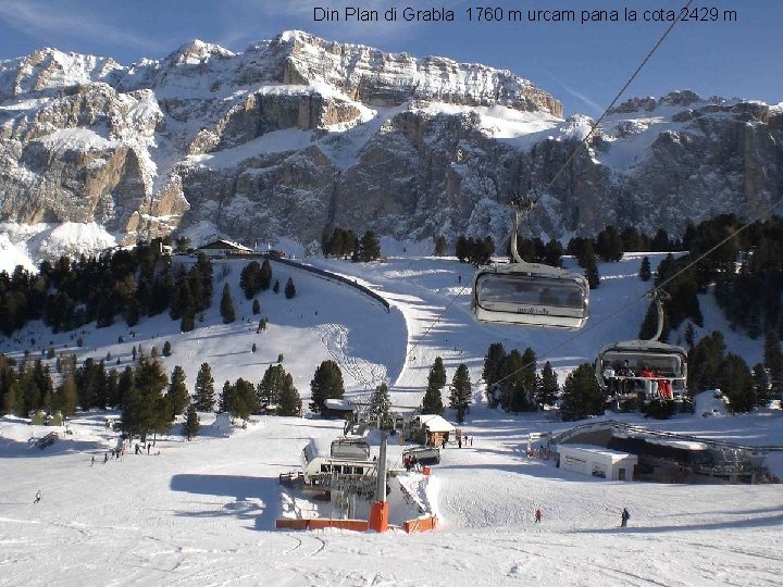 Din Plan di Grabla 1760 m urcam pana la cota 2429 m 