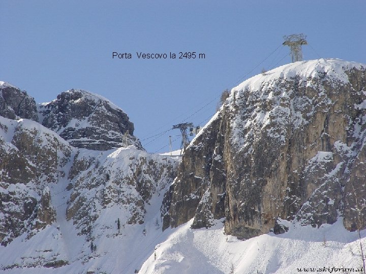 Porta Vescovo la 2495 m 