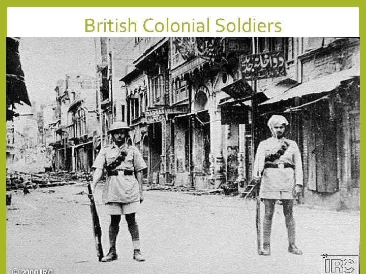 British Colonial Soldiers 27 