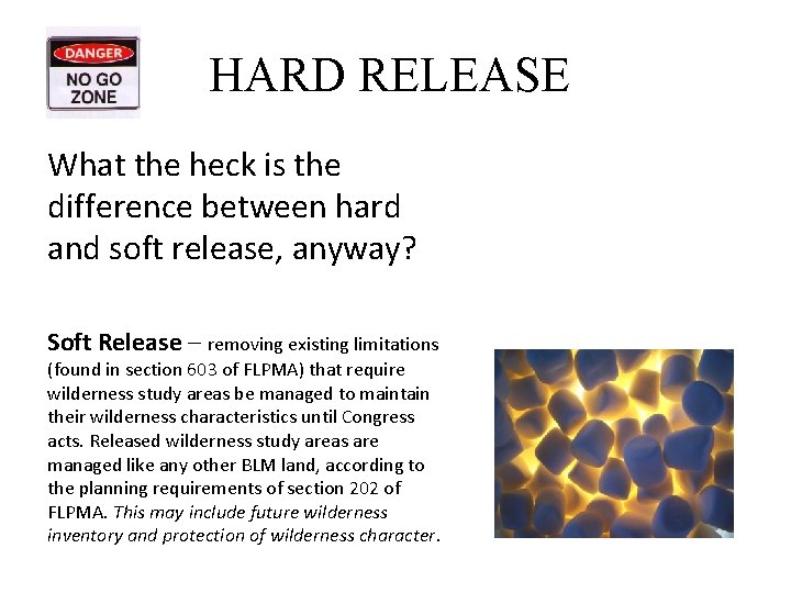 HARD RELEASE What the heck is the difference between hard and soft release, anyway?