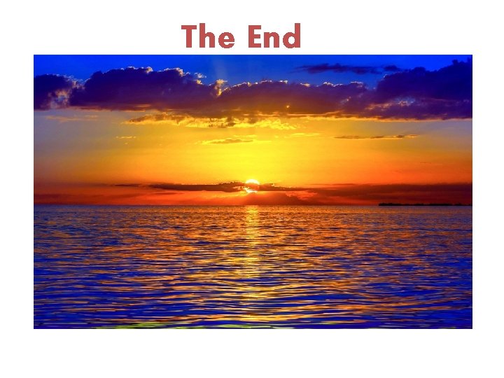 The End 