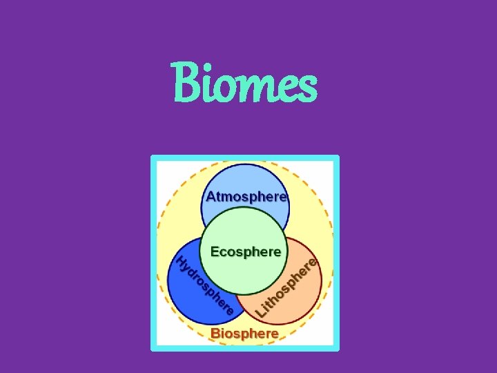 Biomes 
