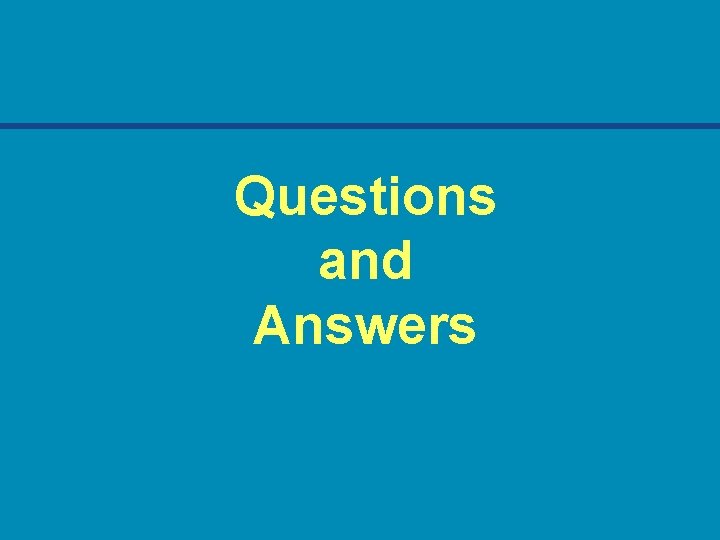 Questions and Answers 