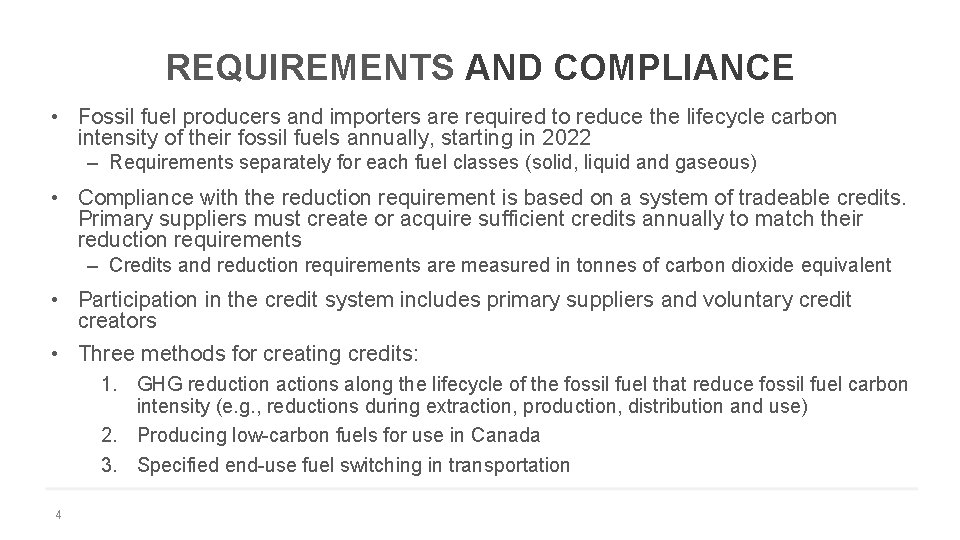 CLEAN FUEL STANDARD LAND USE AND BIODIVERSITY CRITERIA