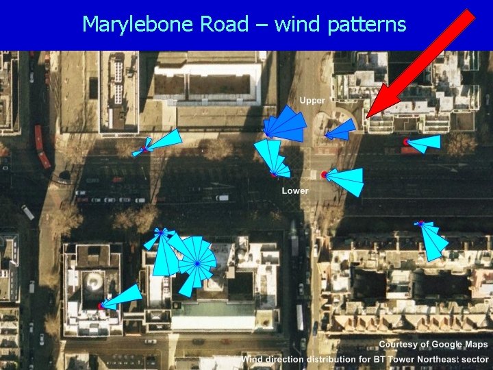 Marylebone Road – wind patterns 