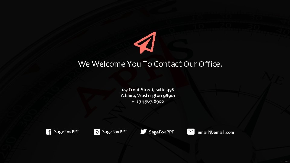 We Welcome You To Contact Our Office. 123 Front Street, suite 456 Yakima, Washington