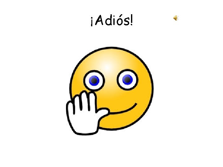 ¡Adiós! 
