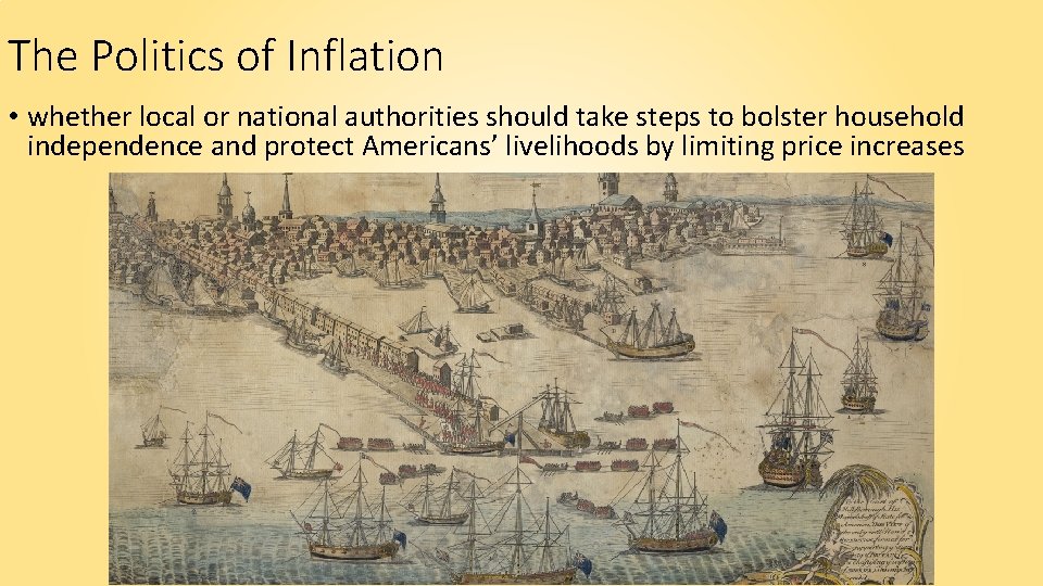 The Politics of Inflation • whether local or national authorities should take steps to
