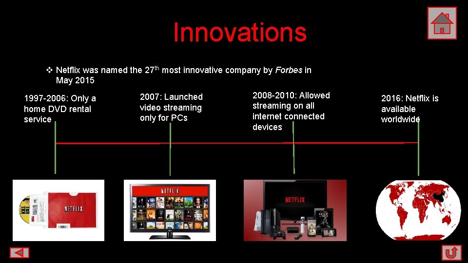 Innovations v Netflix was named the 27 th most innovative company by Forbes in