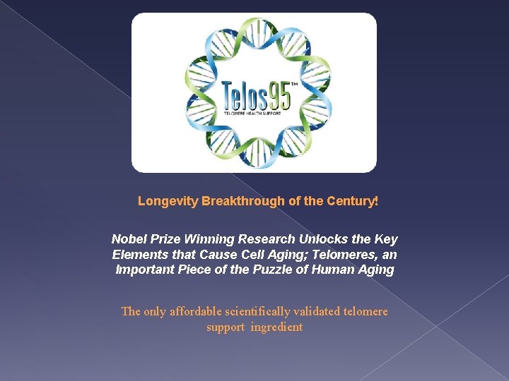 Longevity Breakthrough of the Century! Nobel Prize Winning Research Unlocks the Key Elements that