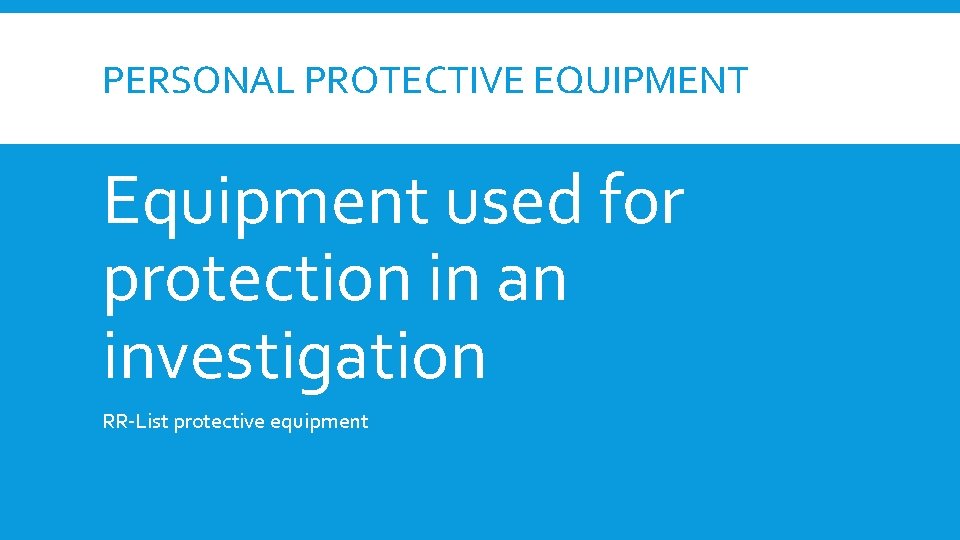 LAB SAFETY BELLRINGER Make a list of things