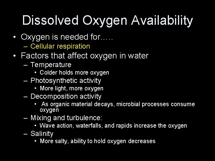 AP Lab 12 Dissolved Oxygen and Aquatic Primary