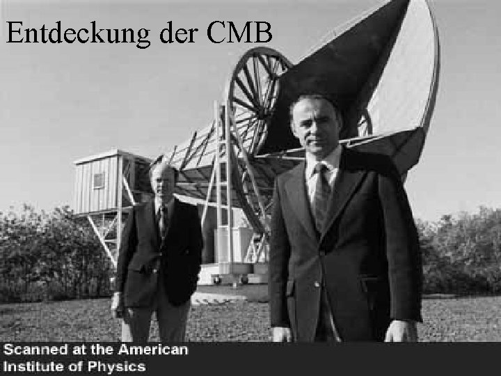 Entdeckung der CMB 