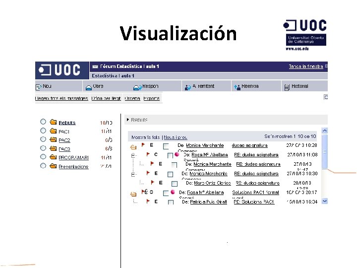 Visualización 