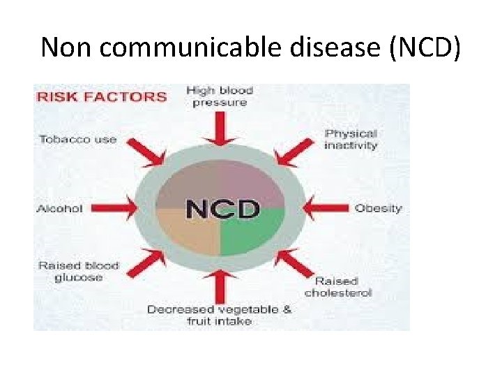 Non communicable disease (NCD) 