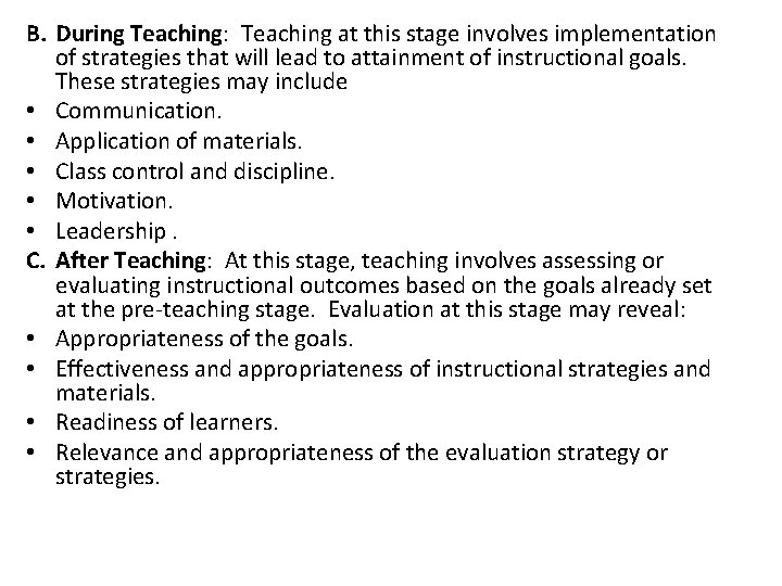 TEACHING AND LEARNING BY DR OLADAYO O THOMPSON