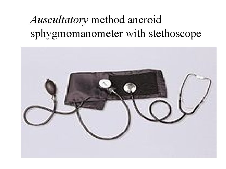 Auscultatory method aneroid sphygmomanometer with stethoscope 