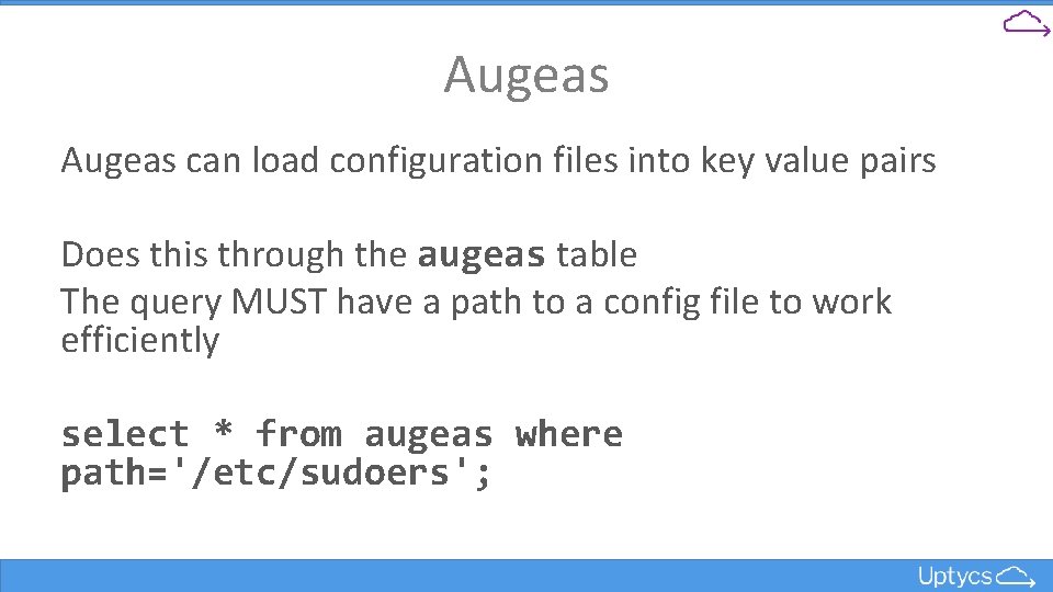 Augeas can load configuration files into key value pairs Does this through the augeas