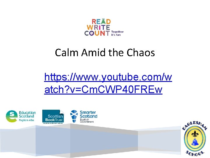 Calm Amid the Chaos https: //www. youtube. com/w atch? v=Cm. CWP 40 FREw 