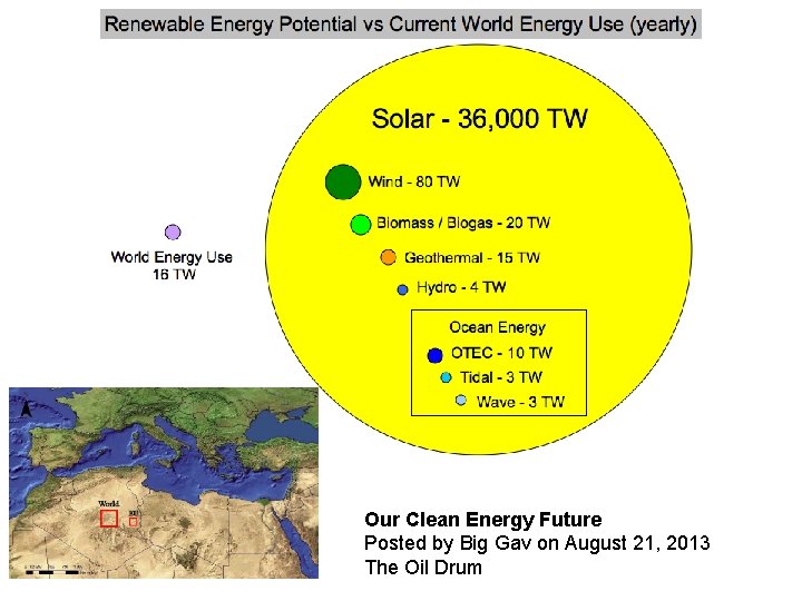 Our Clean Energy Future Posted by Big Gav on August 21, 2013 The Oil