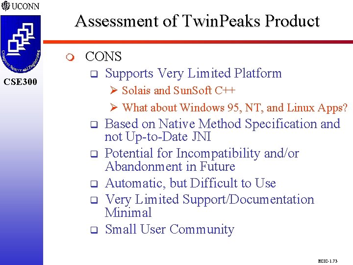 Assessment of Twin. Peaks Product CSE 298 CSE 300 m CONS q Supports Very Assessment of Twin. Peaks Product CSE 298 CSE 300 m CONS q Supports Very