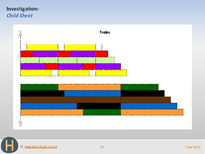 Investigation: Child Sheet © hamilton-trust. org. uk 28 Year R/Y 1 