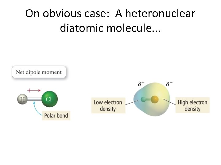 On obvious case: A heteronuclear diatomic molecule. . . 
