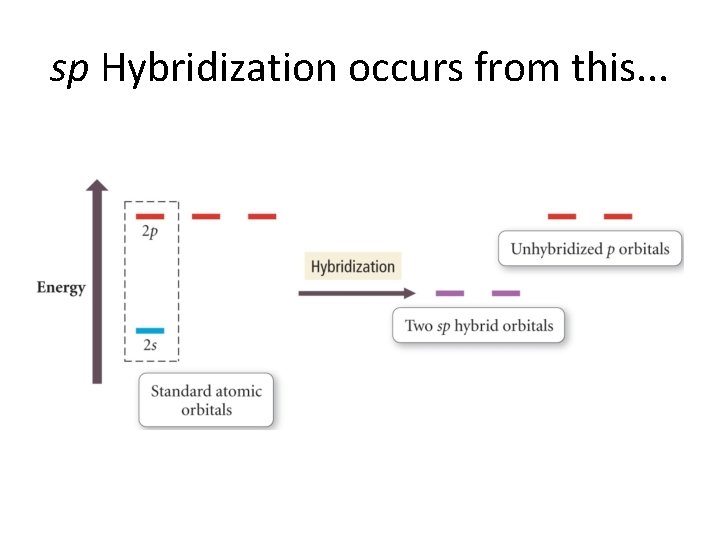 sp Hybridization occurs from this. . . 