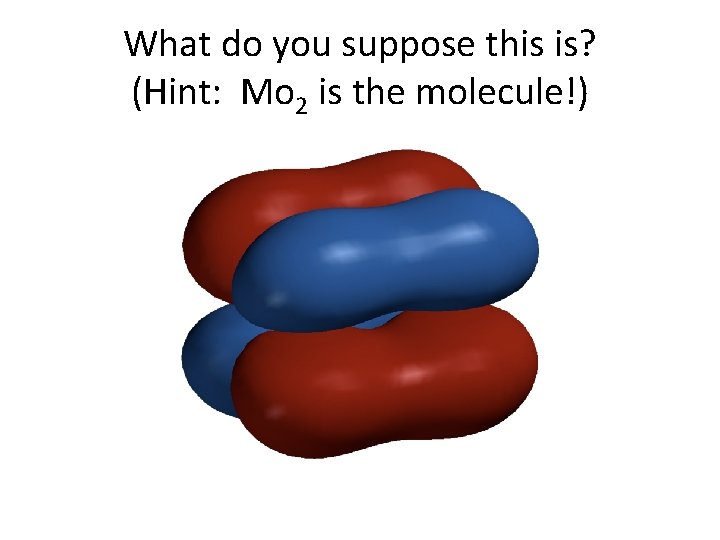 What do you suppose this is? (Hint: Mo 2 is the molecule!) 