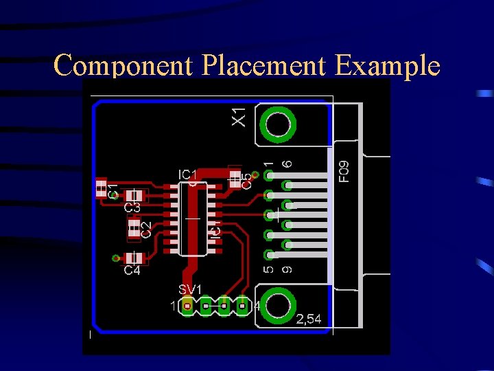 Component Placement Example 