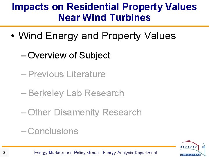 Do Wind Turbines Affect Property Values