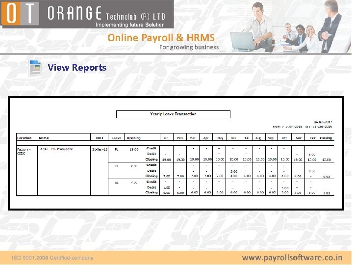 View Reports 