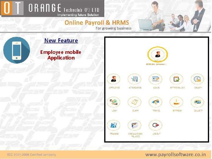 New Feature Employee mobile Application 