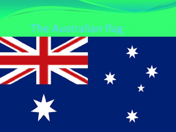 The Australian flag 