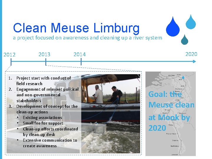 Clean Meuse Limburg a project focused on awareness and cleaning up a river system