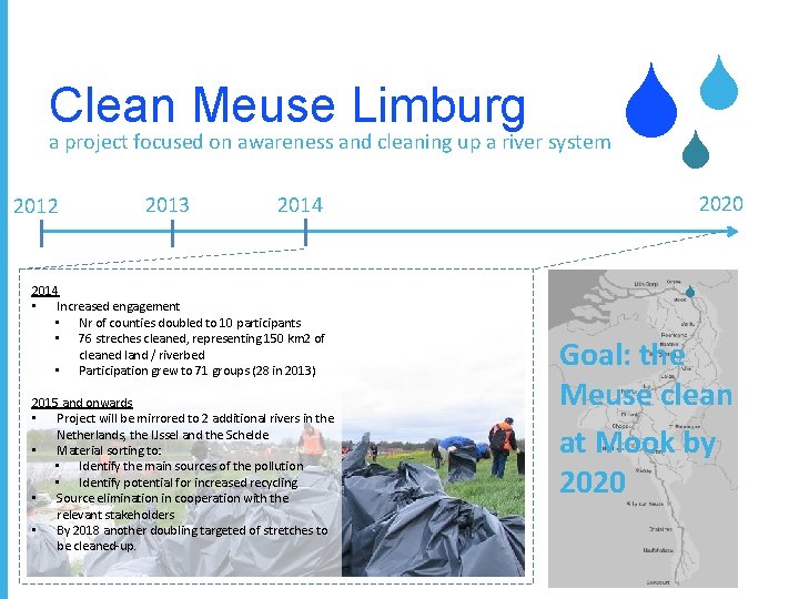 Clean Meuse Limburg a project focused on awareness and cleaning up a river system