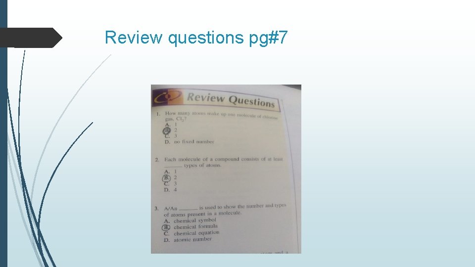Review questions pg#7 