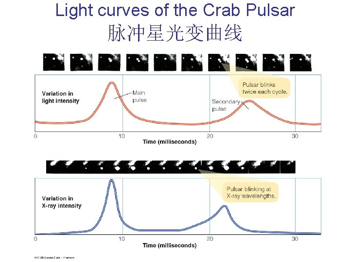 Light curves of the Crab Pulsar 脉冲星光变曲线 